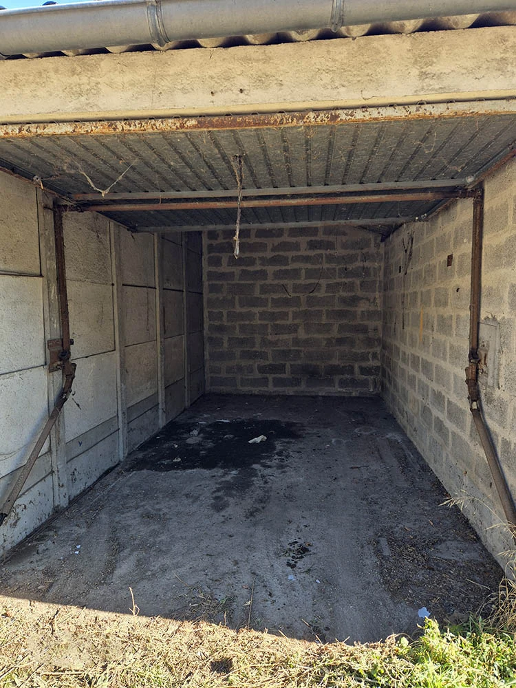 Débarras garage (après)
